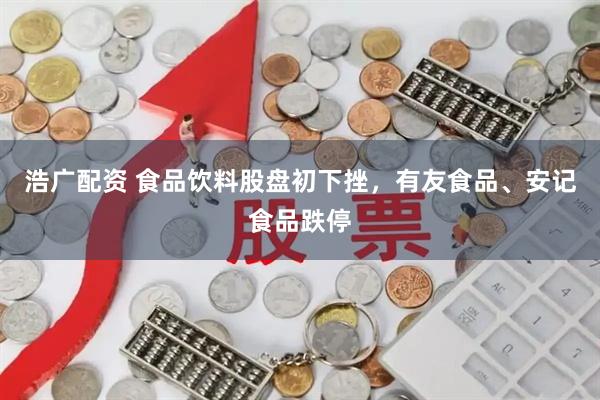 浩广配资 食品饮料股盘初下挫，有友食品、安记食品跌停